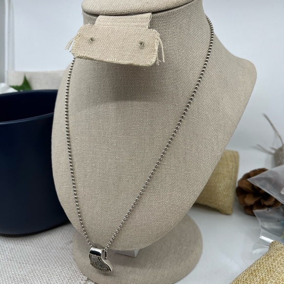 Vintage Sterling Silver Marcasite Pendant Necklace – 925 NF – 12.9g – 20" Chain - Picture 7 of 17